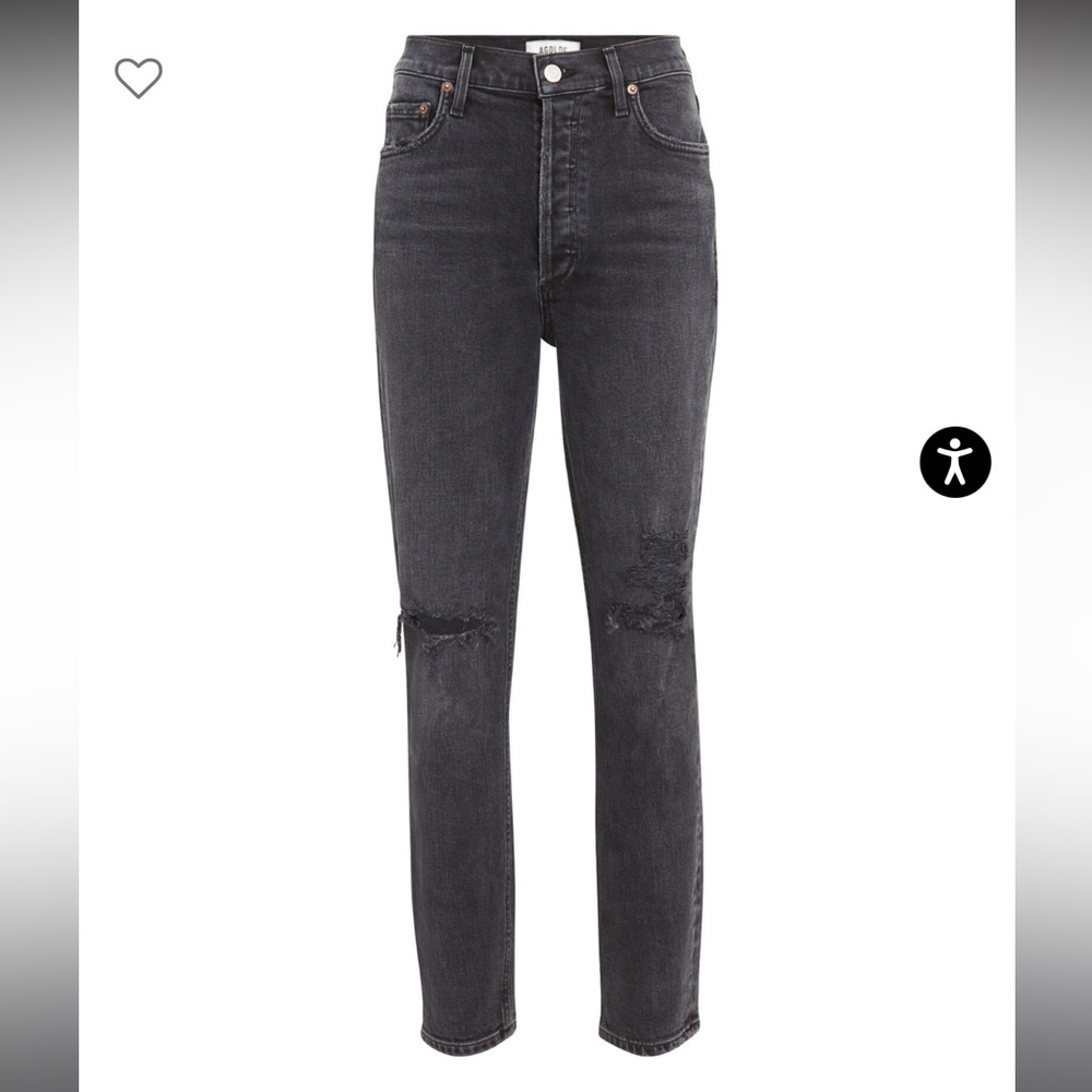 New Agolde Nico High-Rise Skinny Jeans 25
